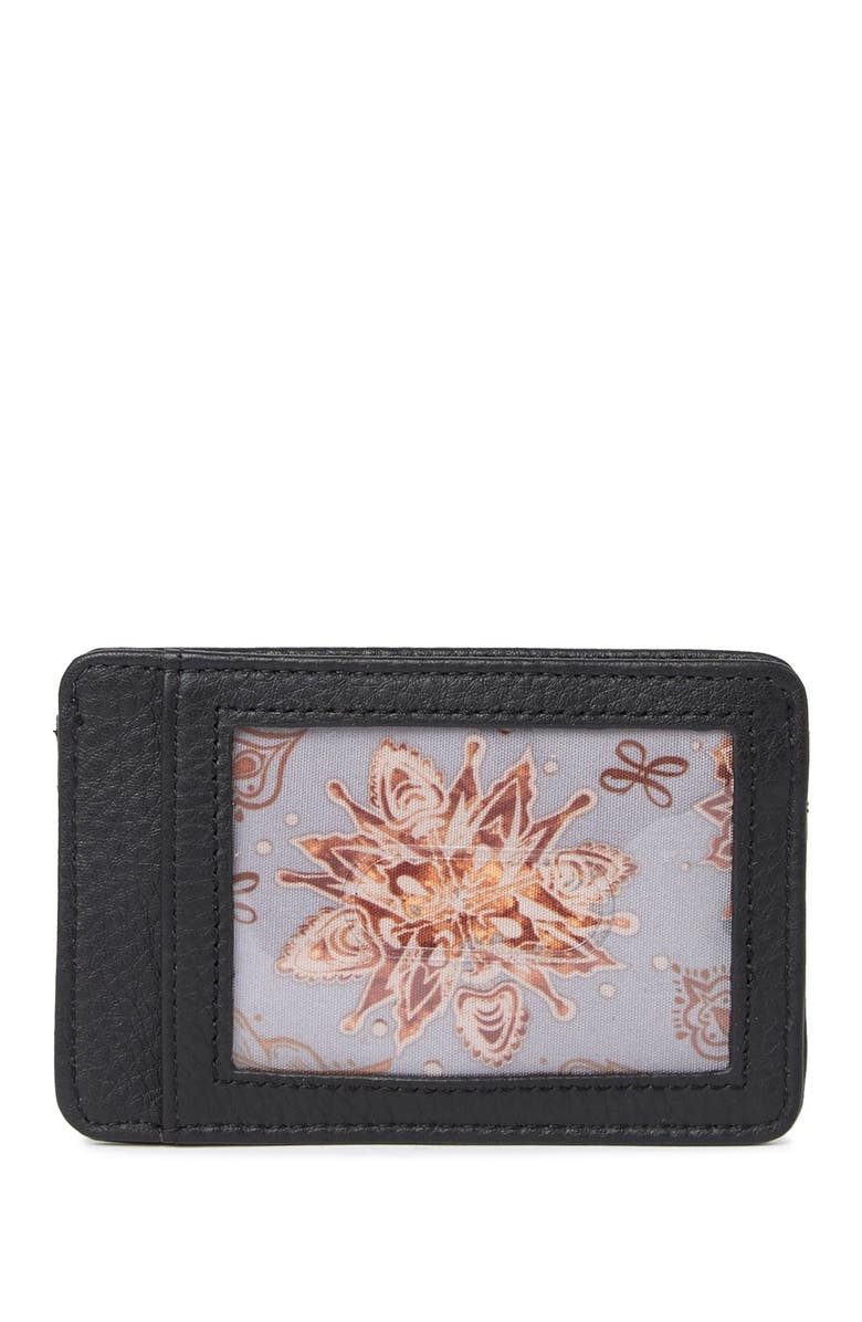 HOBO Works Leather Card Case, Alternate, color, 