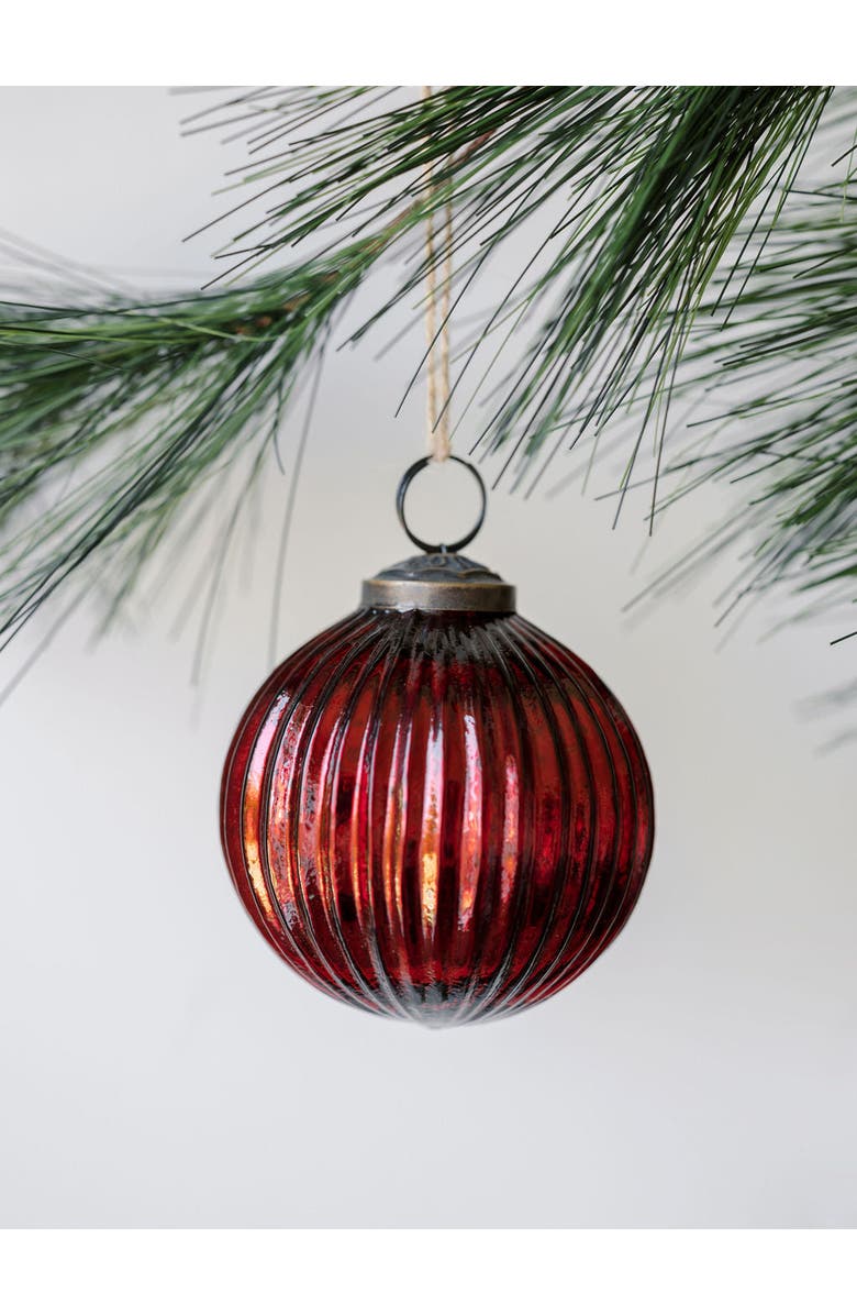 CG Hunter 3" Mercury Glass Bordeaux Assorted Style Ornament, Alternate, color, Bordeaux