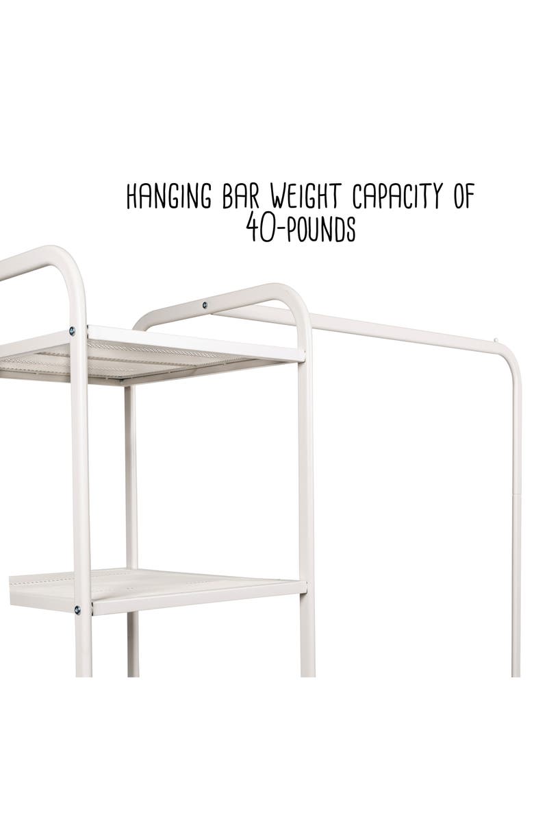 HONEY-CAN-DO Clothing Rack with Shelving Unit, Alternate, color,