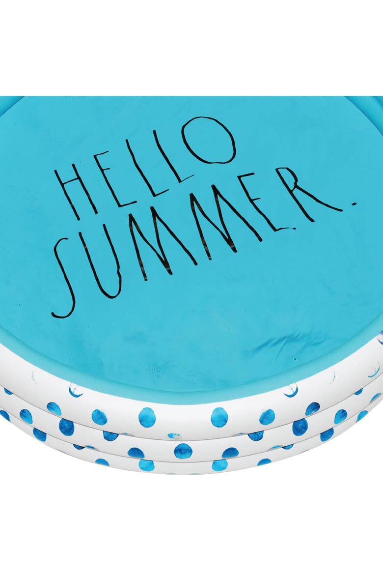 Hello Summer Aqua Poka Dots 46" Mini Pool, Alternate, color, Blue