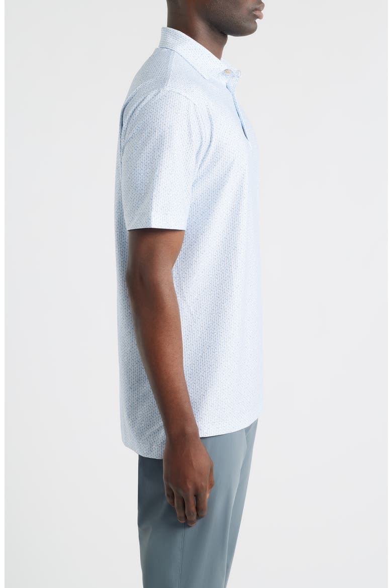 Paper Plane Performance Jersey Polo, Alternate, color, WHITE