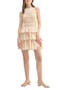 Halter Neck Ruffle Tiered Minidress