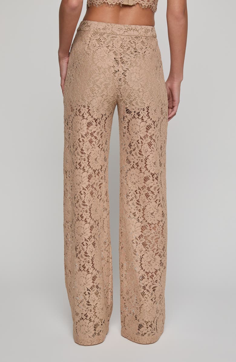 L'AGENCE Livvy High Waist Lace Straight Leg Pants, Alternate, color, 