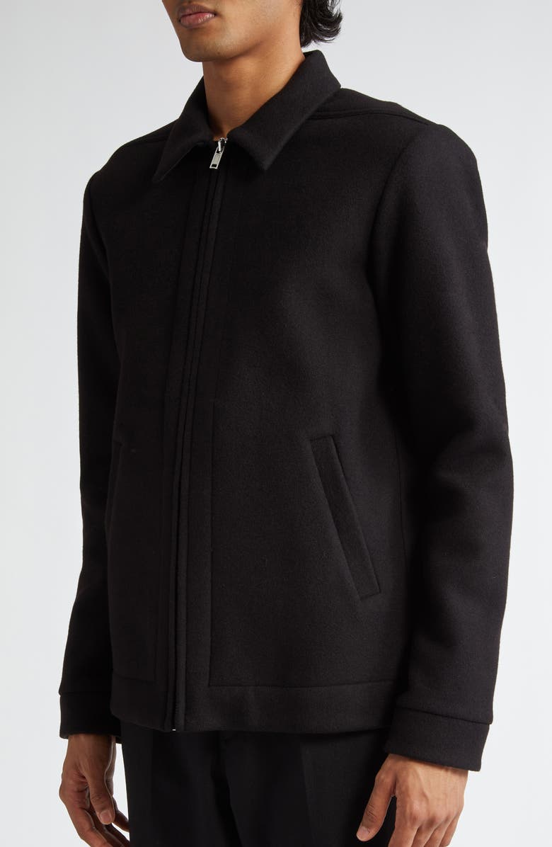 Rick Owens Brad Wool Jacket, Alternate, color, Black