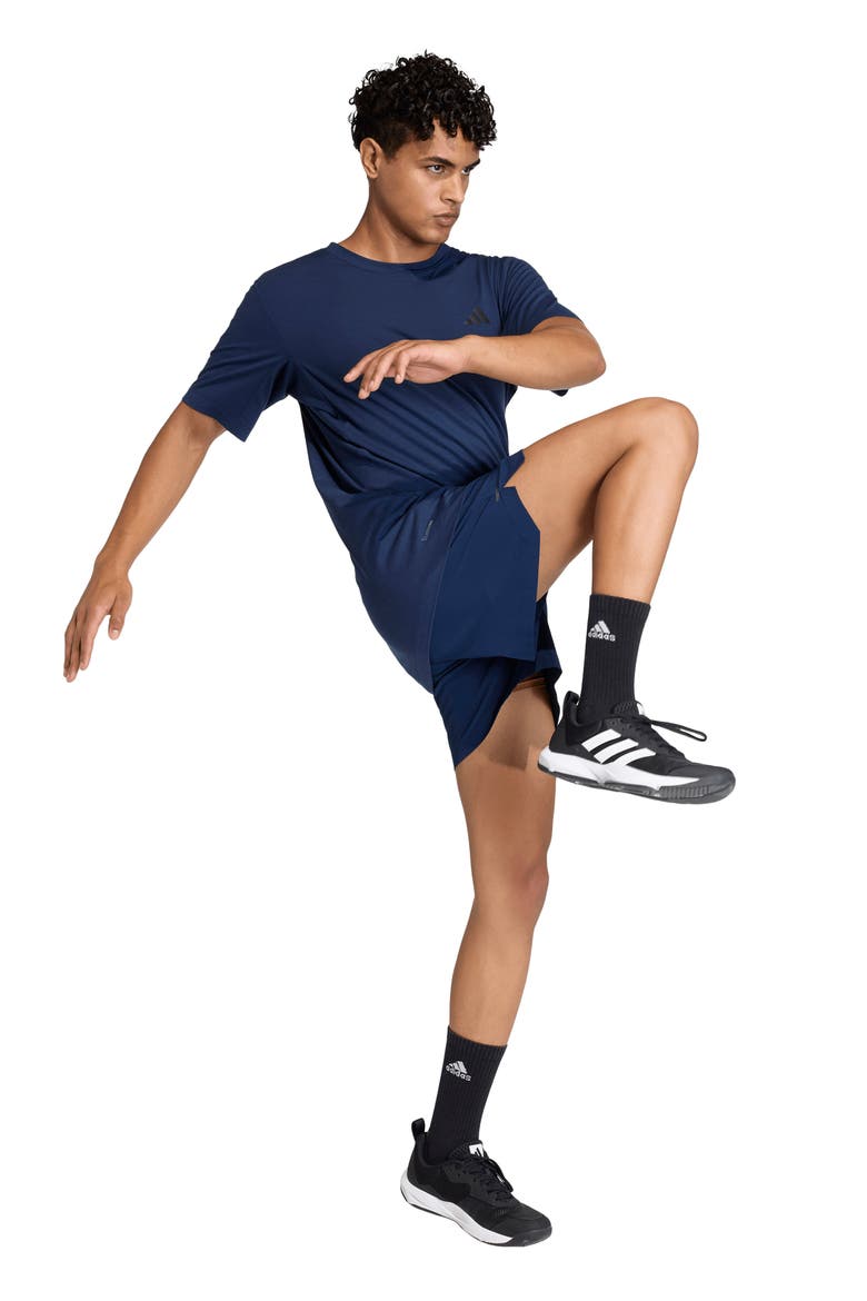 D4T Essentials Shorts, Alternate, color, NIGHT INDIGO