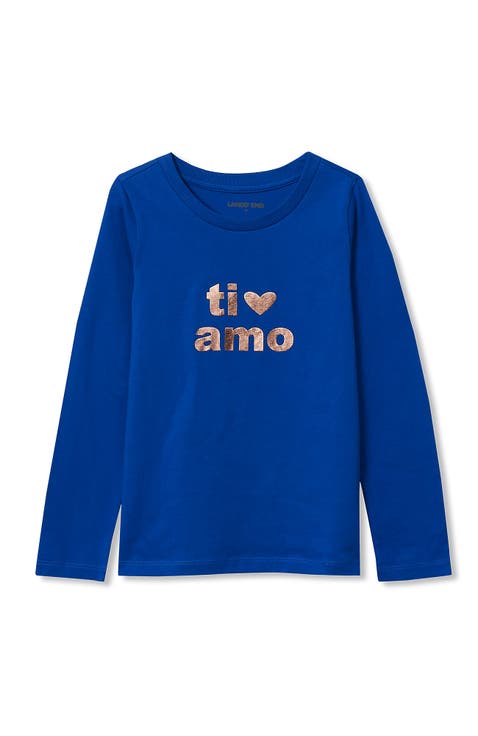 Girls Plus Long Sleeve Graphic Tee