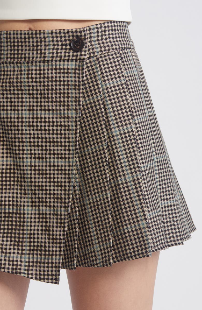 Rails Adriana Check Miniskirt, Alternate, color, Teal Multi Check