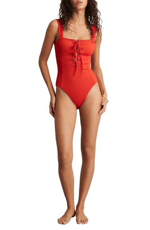 Women's Orange Swimwear & Bathing Suits | Nordstrom