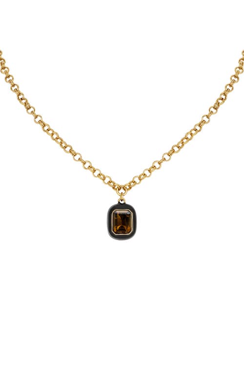 Rc Retro Chic Roman Night Pendant In Gold