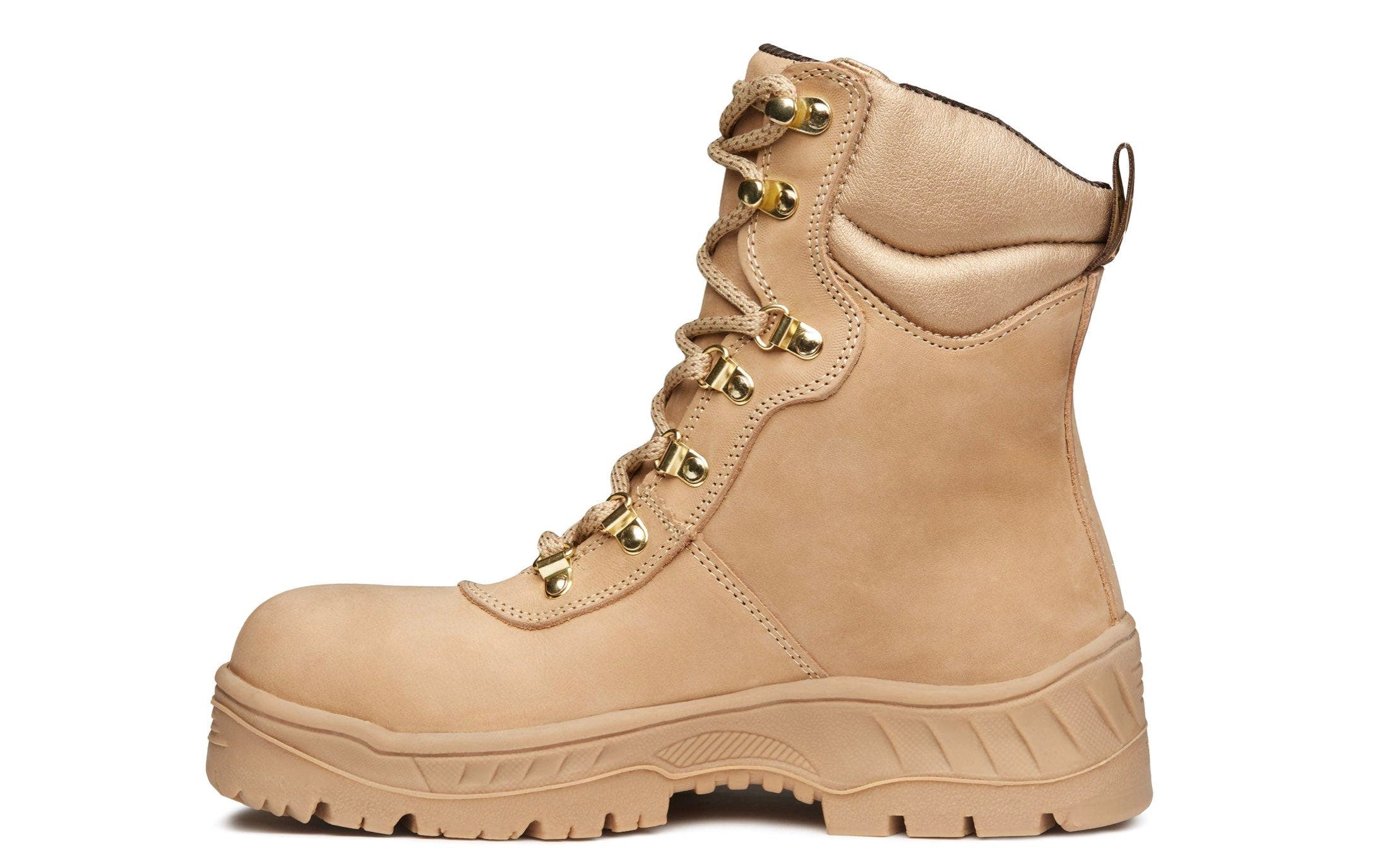 Xena Workwear Horizon Alloy Toe Lace Up Safety Boot, Alternate, color, Desert Tan
