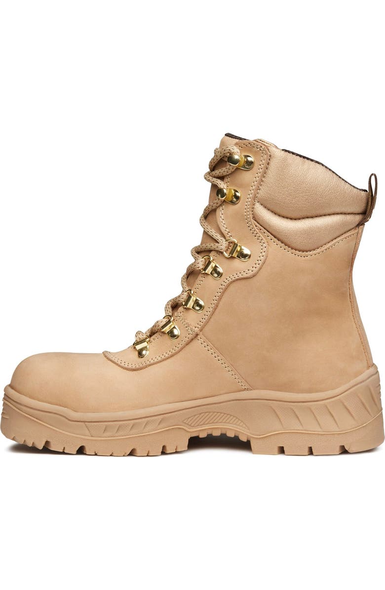 Xena Workwear Horizon Alloy Toe Lace Up Safety Boot, Alternate, color, Desert Tan