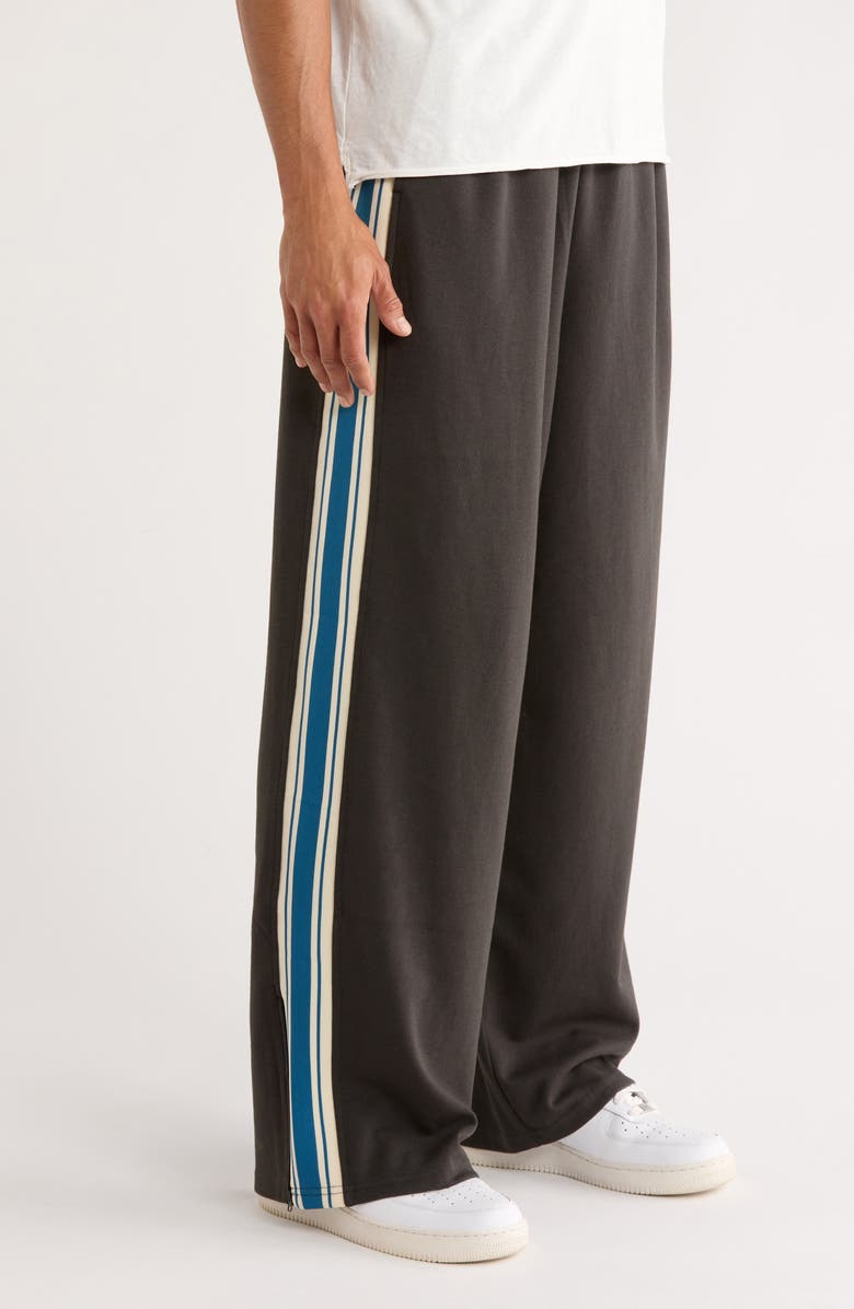Elwood Gym Class Stripe Track Pants, Alternate, color, Black