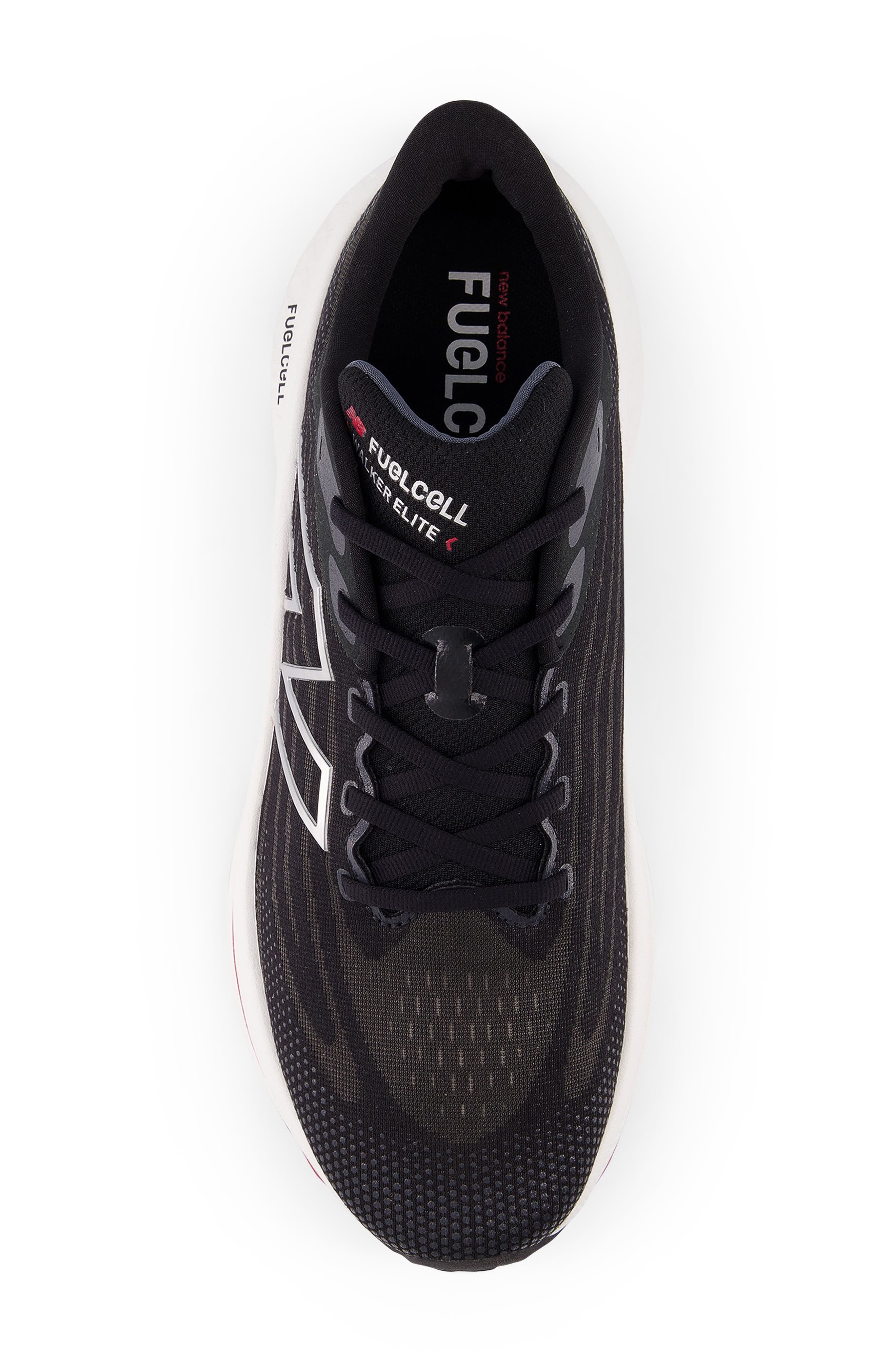 New Balance FuelCell Walker Elite Sneaker, Alternate, color, Black/ Team Red