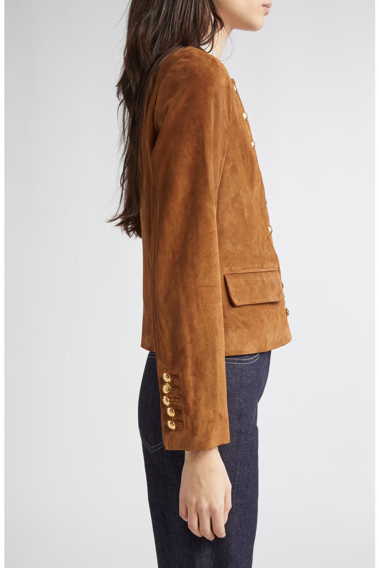 Nanon Suede Jacket, Alternate, color, MARTORA