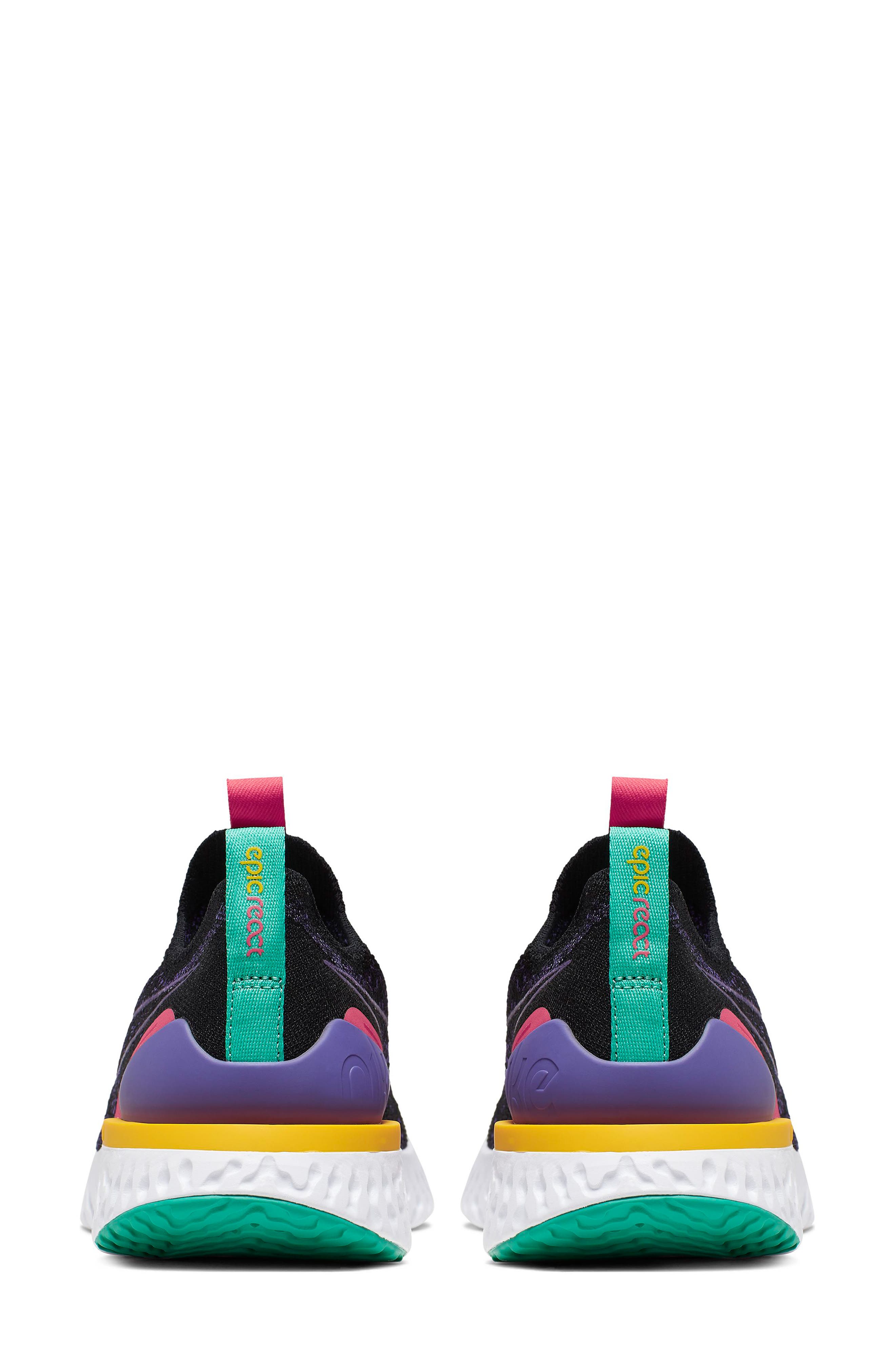 Nike Epic Phantom React Flyknit Running Shoe, Alternate, color, 