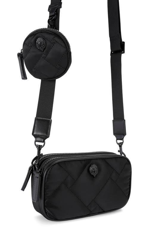Kurt Geiger London Small Quilted Camera Bag In Black
