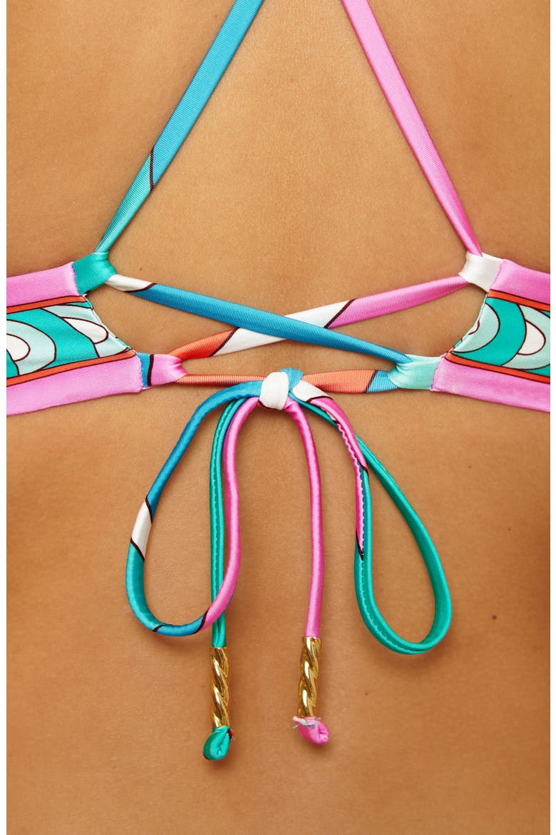 Apollo Reversible Halter Bikini Top, Alternate, color, MULTI