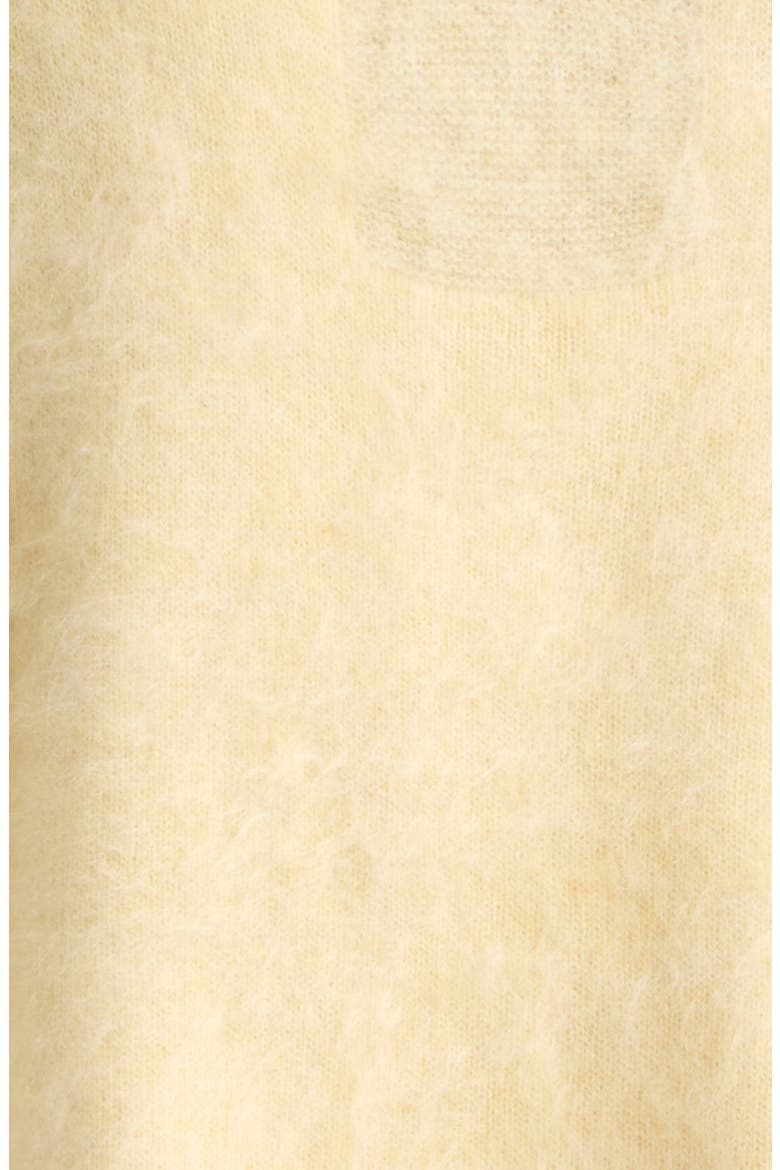 Grizzly Double V Cashmere Sweater, Alternate, color, BUTTER