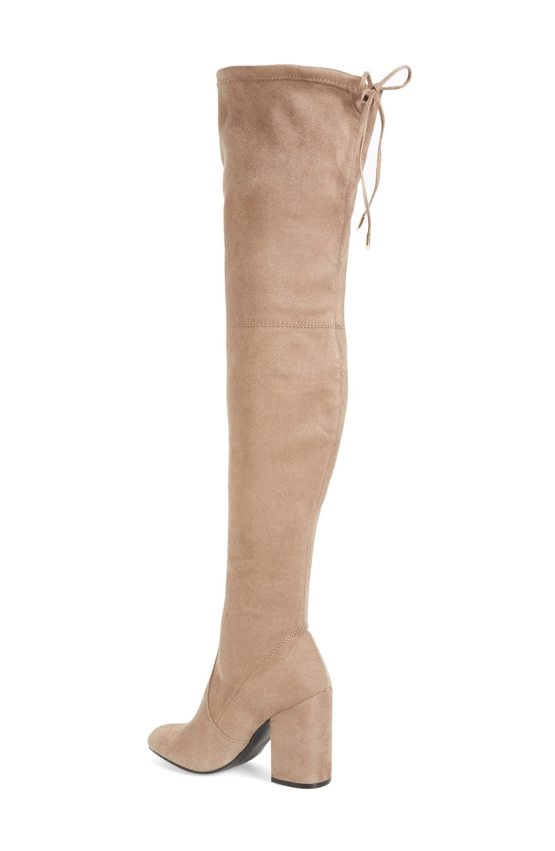 Norri Over the Knee Boot, Alternate, color, TAUPE