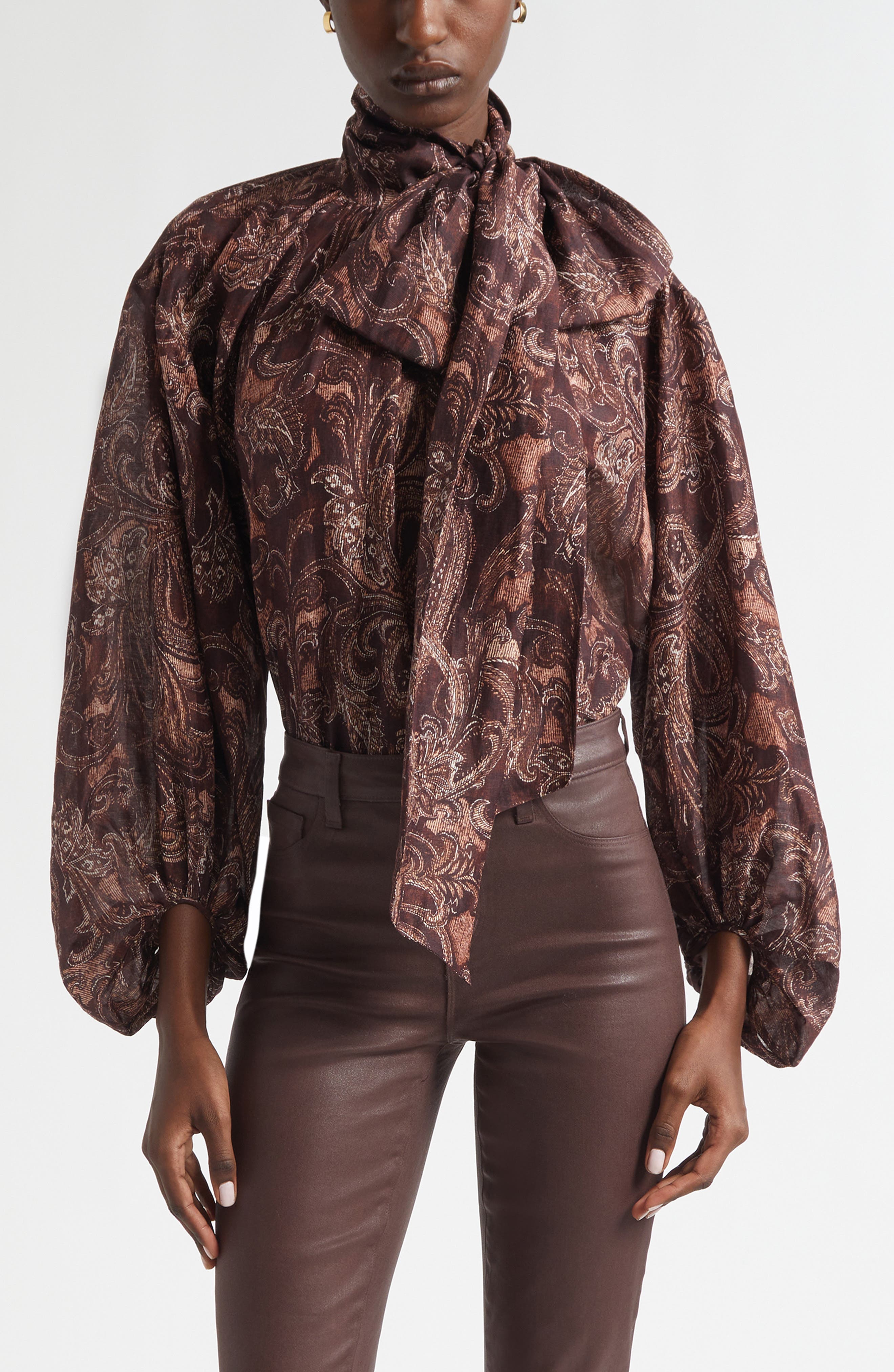 Rhett Oversize Linen & Silk Top
