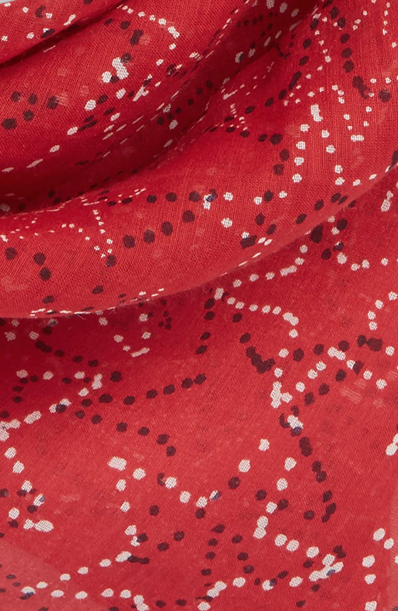 Treasure & Bond Star Print Square Scarf, Alternate, color, 