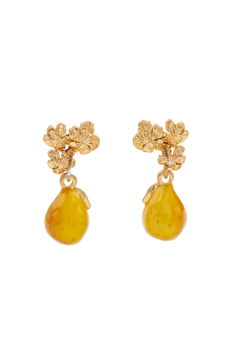 Fable England Golden Pear Drop Gold Earrings, Alternate, color, Gold