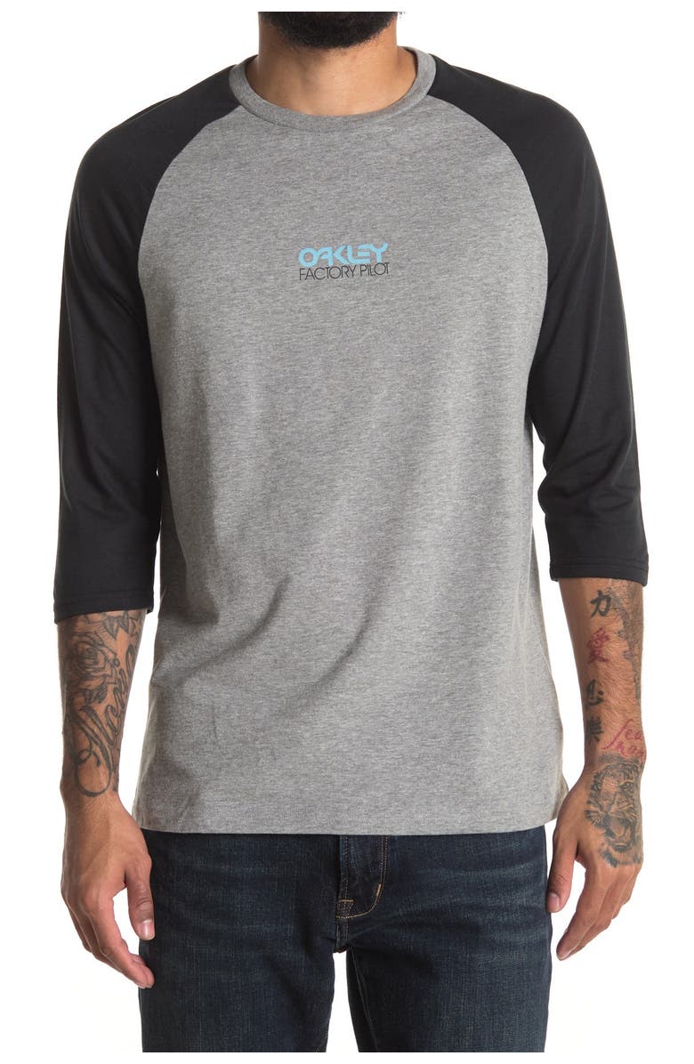 Oakley Factory Pilot 3/4 Raglan Sleeve T-Shirt, Main, color,
