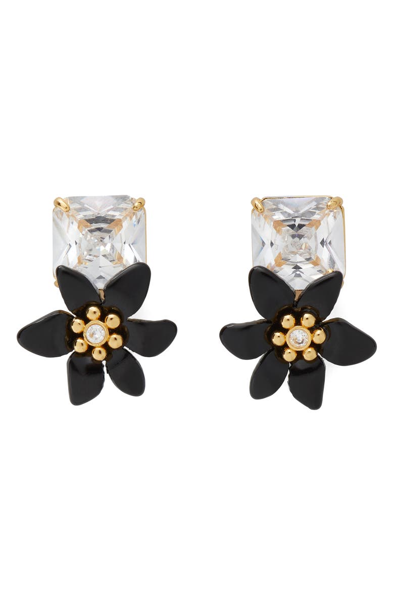 Kate Spade New York floral statement stud earrings, Main, color, 