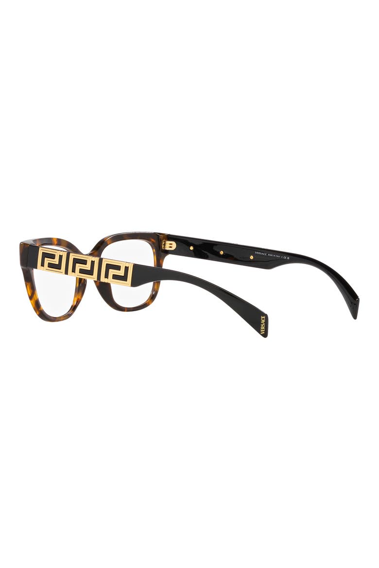 52mm Pillow Optical Glasses, Alternate, color, HAVANA