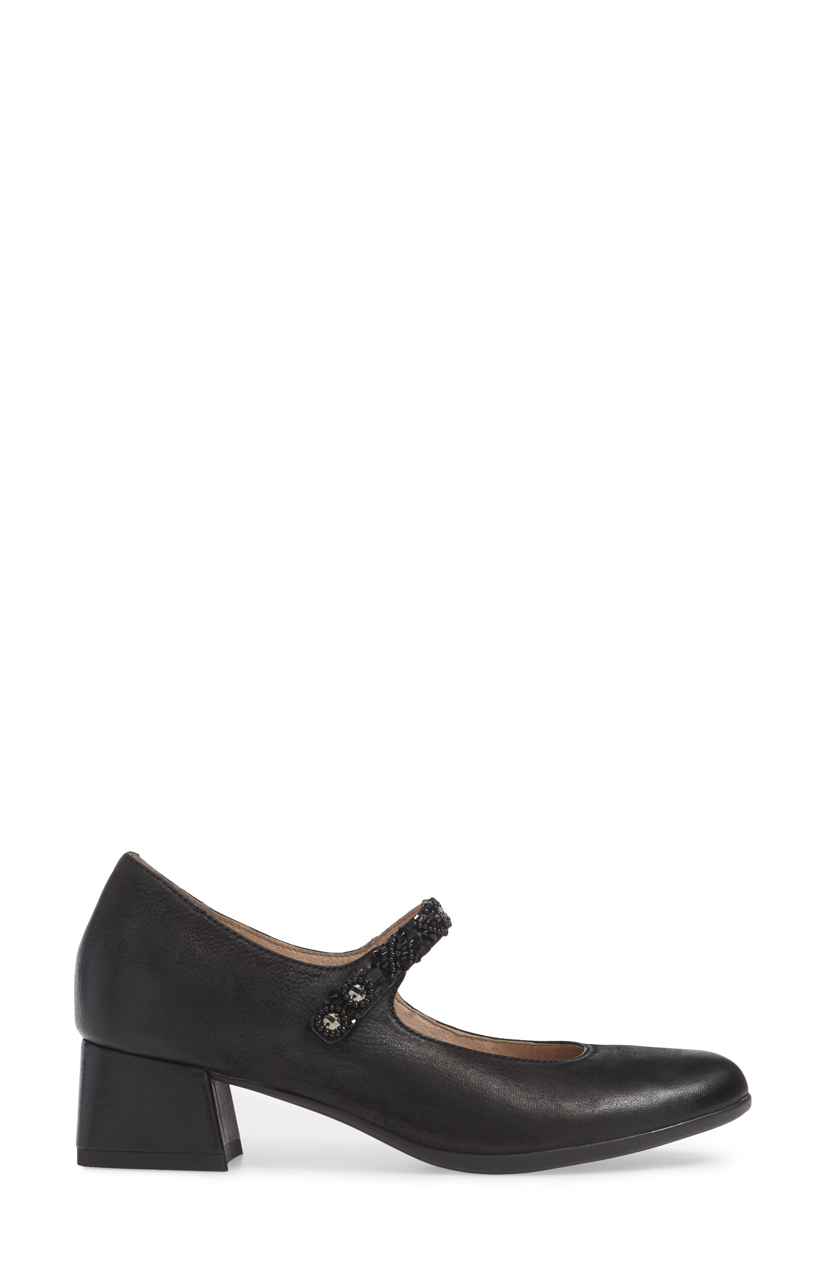 Pearlina Pump, Alternate, color, BLACK BURNISHED NUBUCK LEATHER