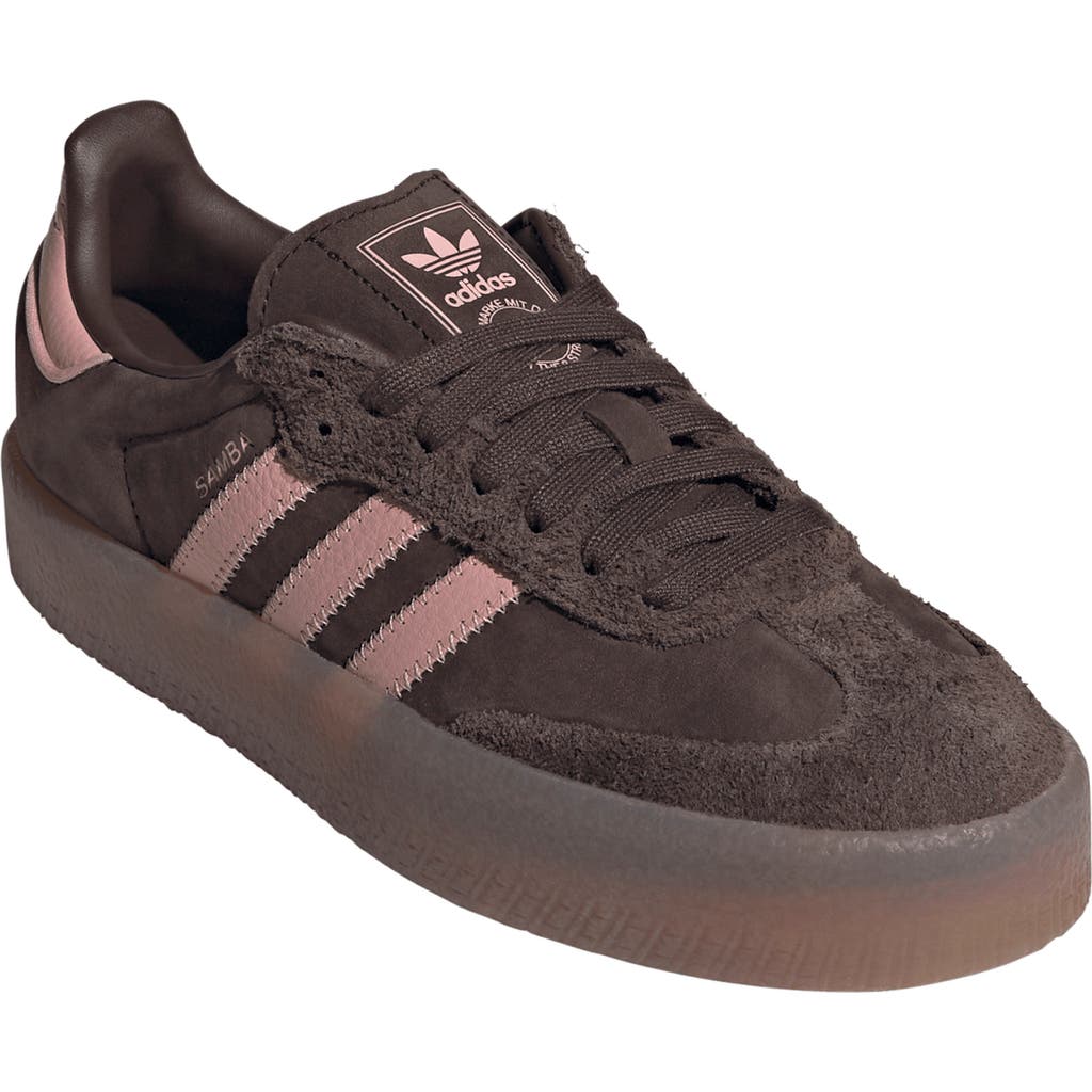 Adidas Originals Adidas Sambae Sneaker In Dark Brown/mauve/gum M2