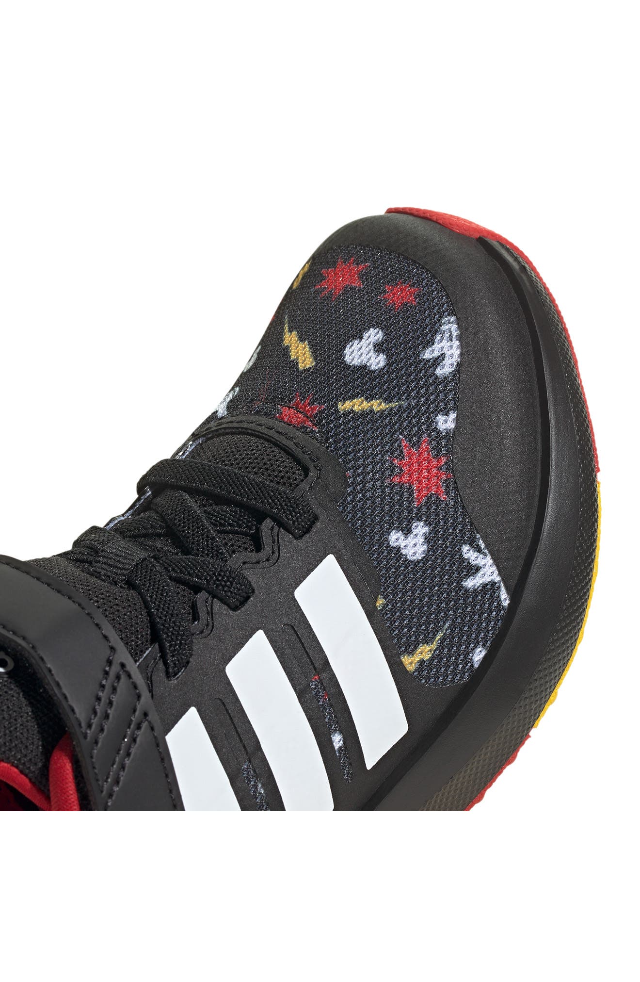 adidas Kids' Disney<sup>®</sup> Mickey Mouse FortaRun Running Shoe, Alternate, color, 
