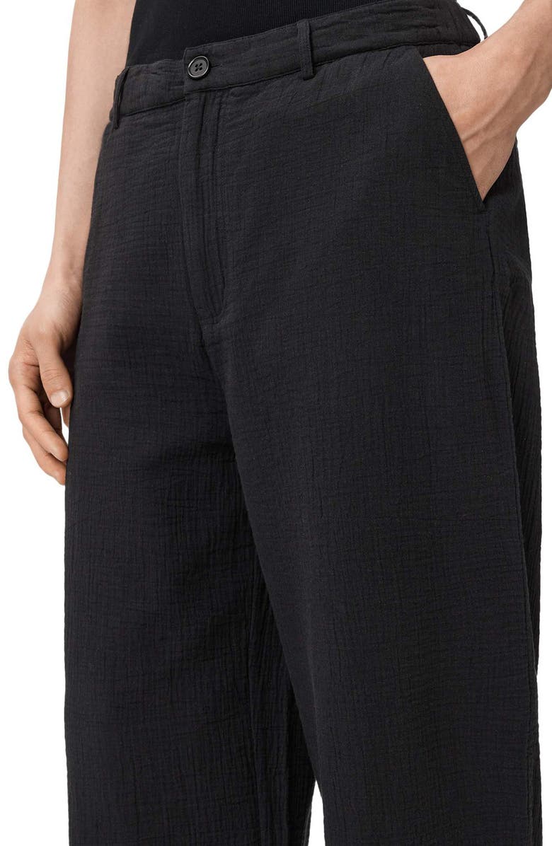 AllSaints Taiko Wide Leg Pants, Alternate, color, Orca Black