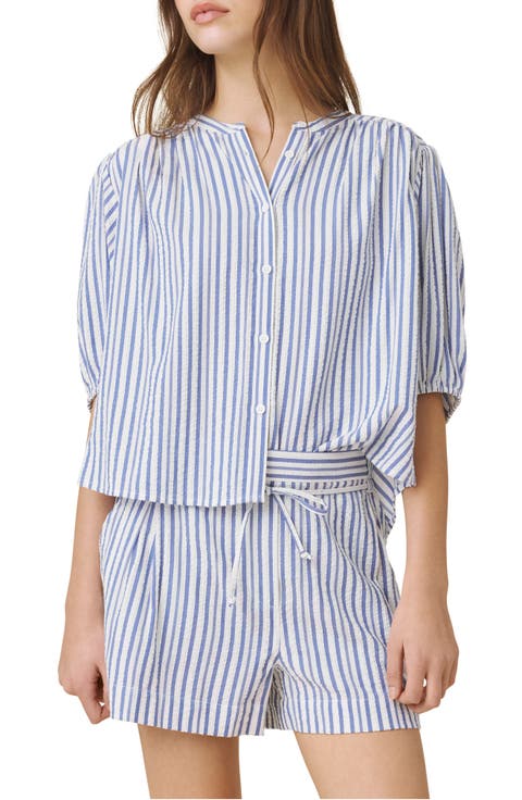 Madelyn Stripe Woven Shirt