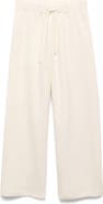 MANGO Cotton Blend Wide Leg Lounge Pants