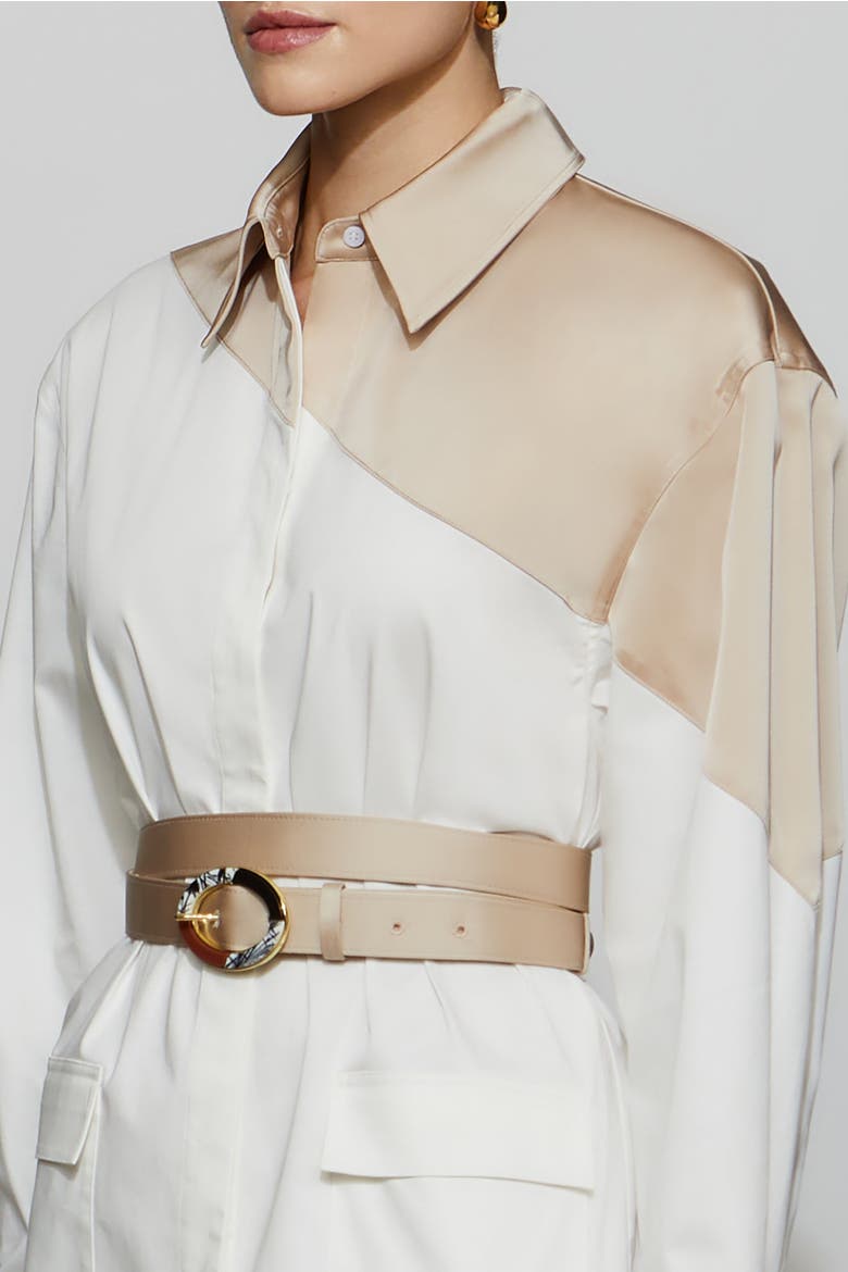 Halle Dress, Alternate, color, Vanilla/White