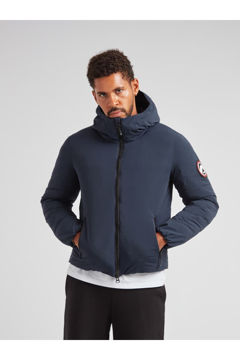 Cosmos Long Sleeve Hooded Jacket, Main, color, NAVY