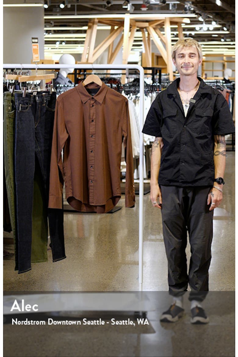 Tomlin Cotton Dobby Button-Up Shirt video