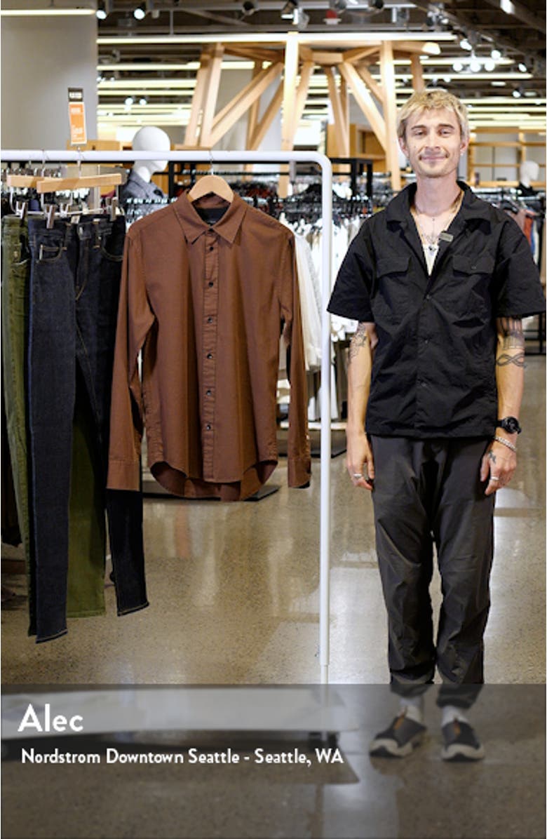 Tomlin Cotton Dobby Button-Up Shirt, sales video thumbnail