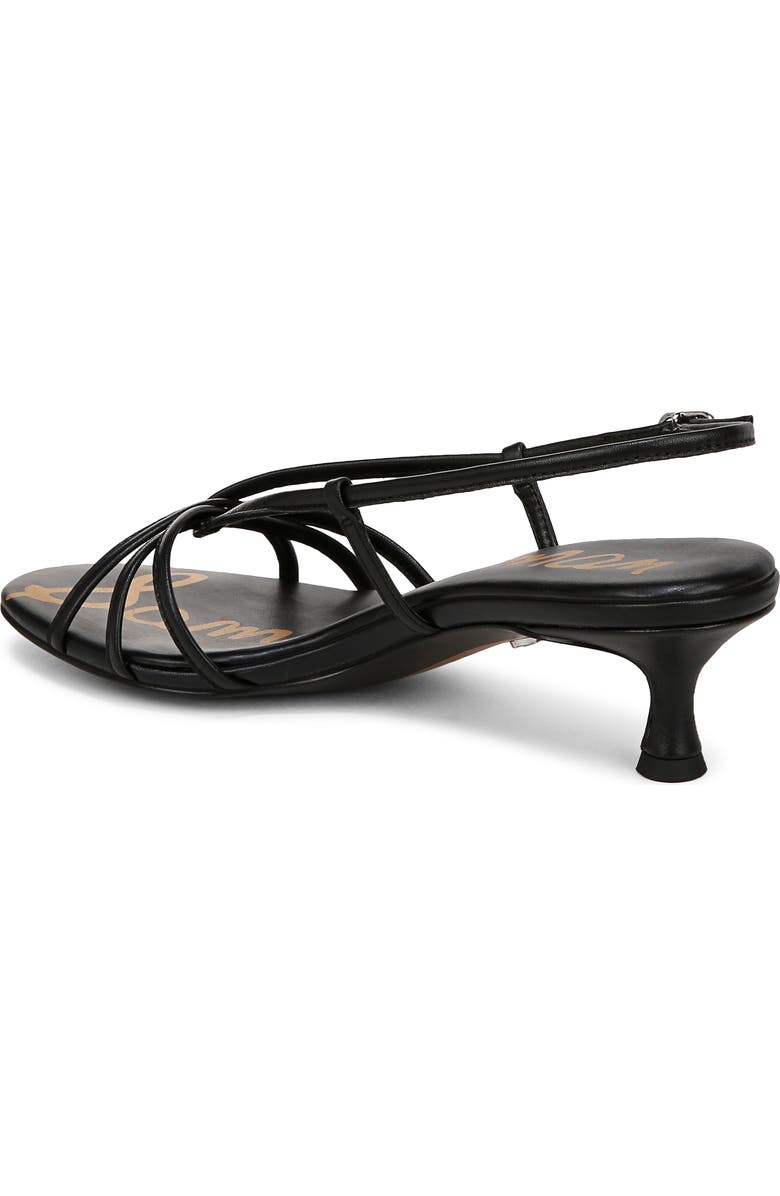 Sam Edelman Cressa Slingback Kitten Heel Sandal, Alternate, color, Black
