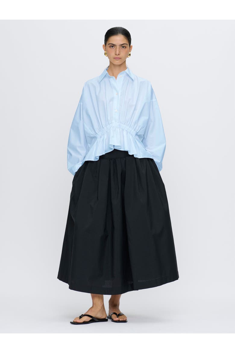 TARQUINIA Gathered top, Alternate, color, Blue