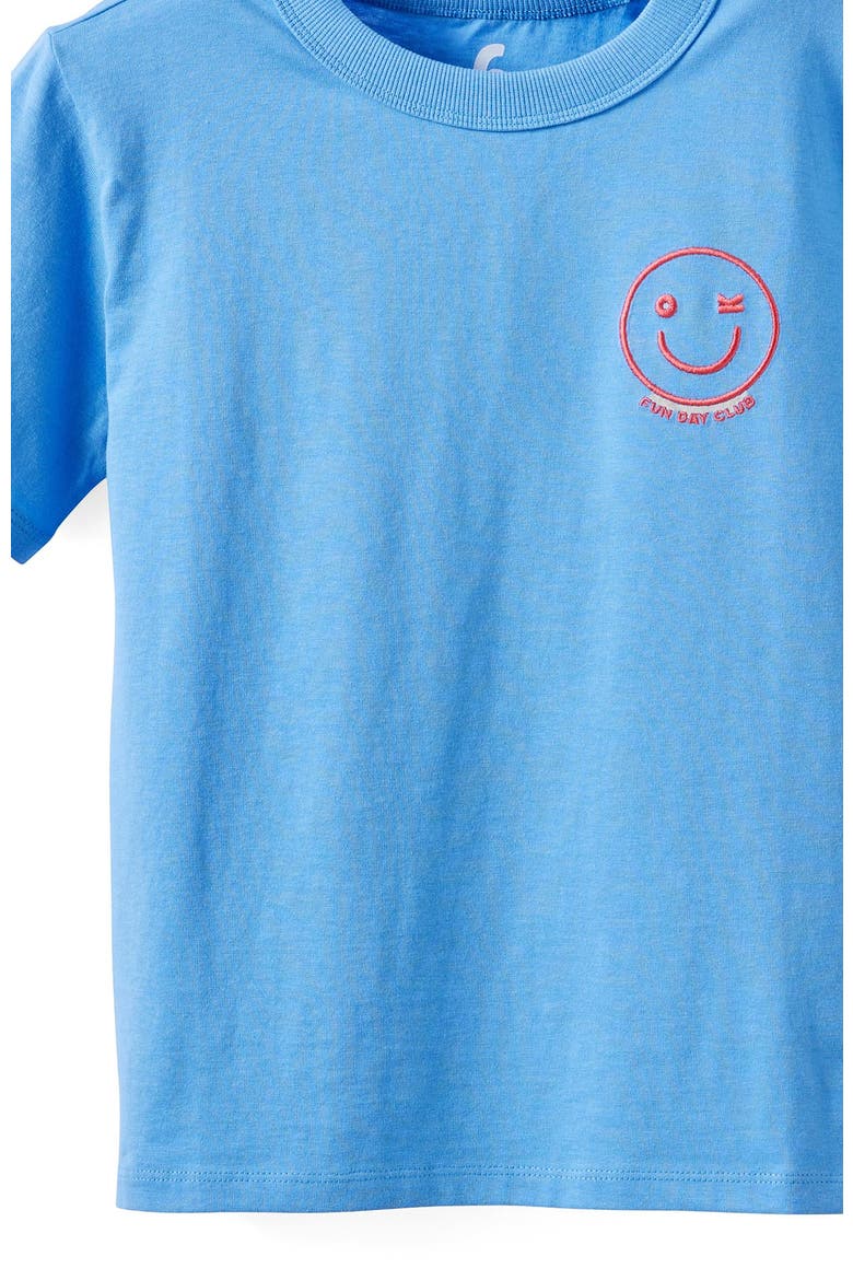 Kid's Essential Short Sleeve Graphic Tee, Alternate, color, Blue Bonnet Fun Day