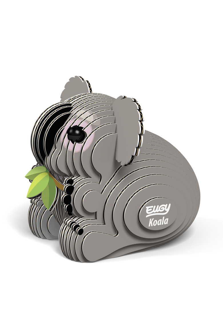 Koala 3D Puzzle, Alternate, color, No Color