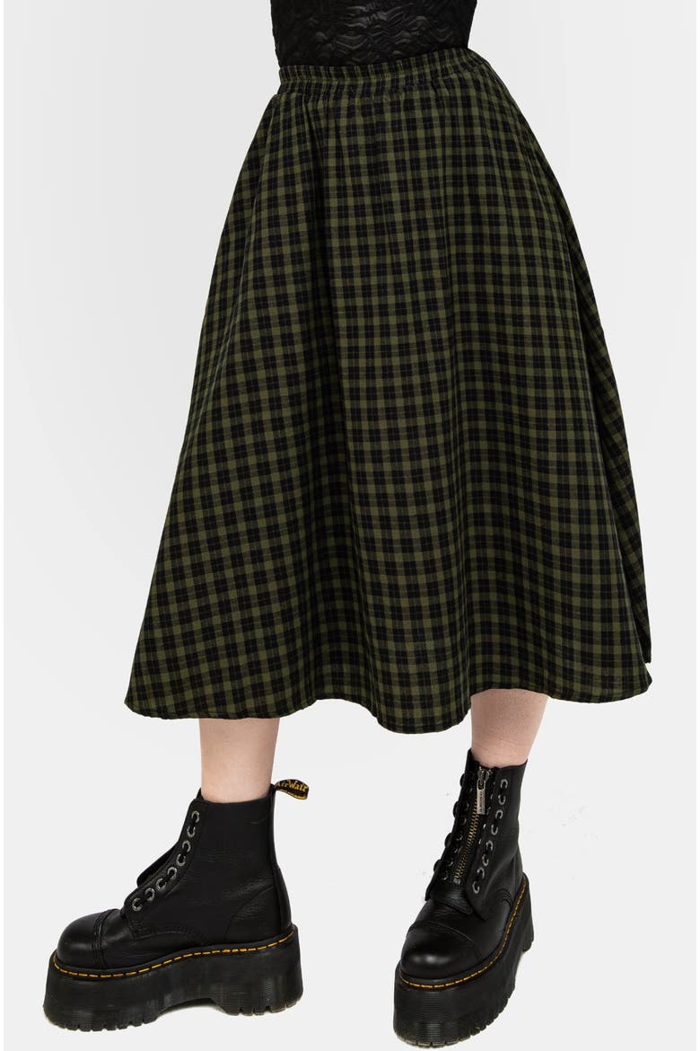 Terra Midi Skirt, Main, color, Green