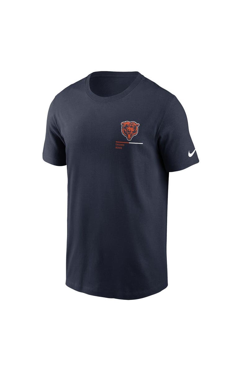 Nike Men's Nike Navy Chicago Bears Team Incline T-Shirt, Alternate, color, Navy