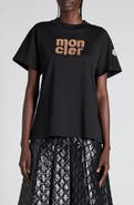 Moncler Logo Patch Cotton T-Shirt
