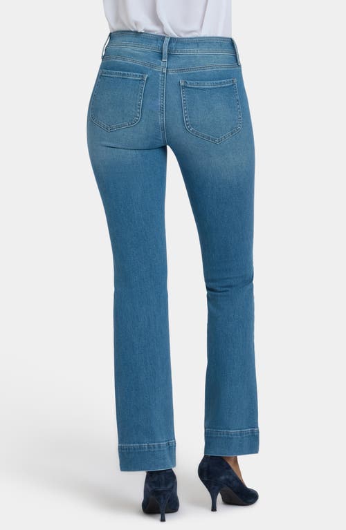 Nydj Barbara Rounded Pocket Bootcut Jeans In Blue