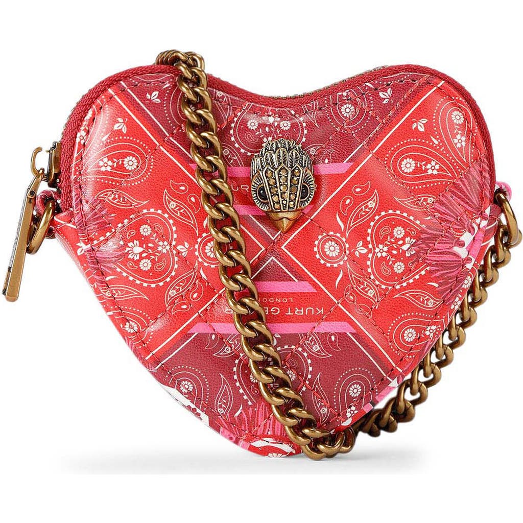 Shop Kurt Geiger London Micro Heart Crossbody Bag