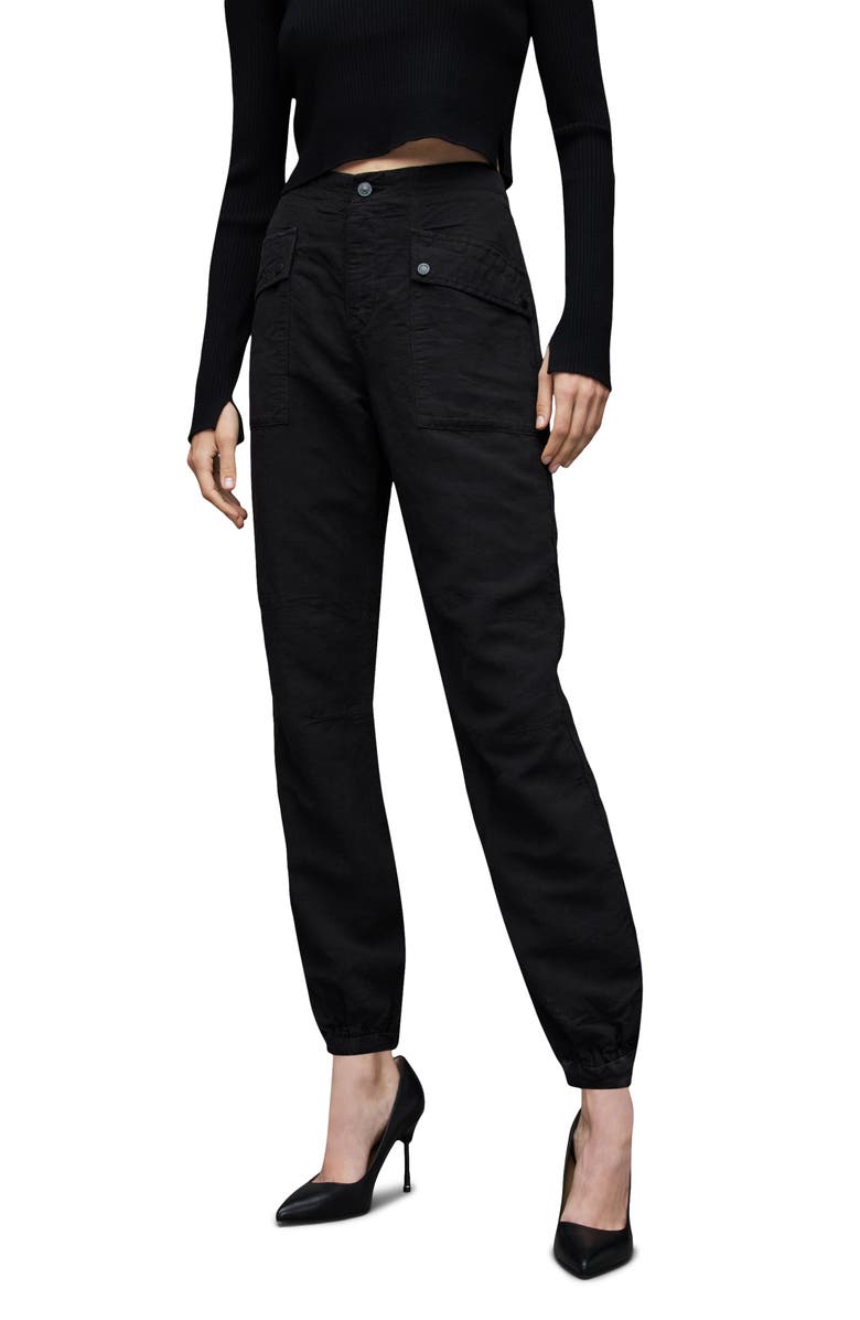 AllSaints Val High Waist Cargo Pants, Main, color,