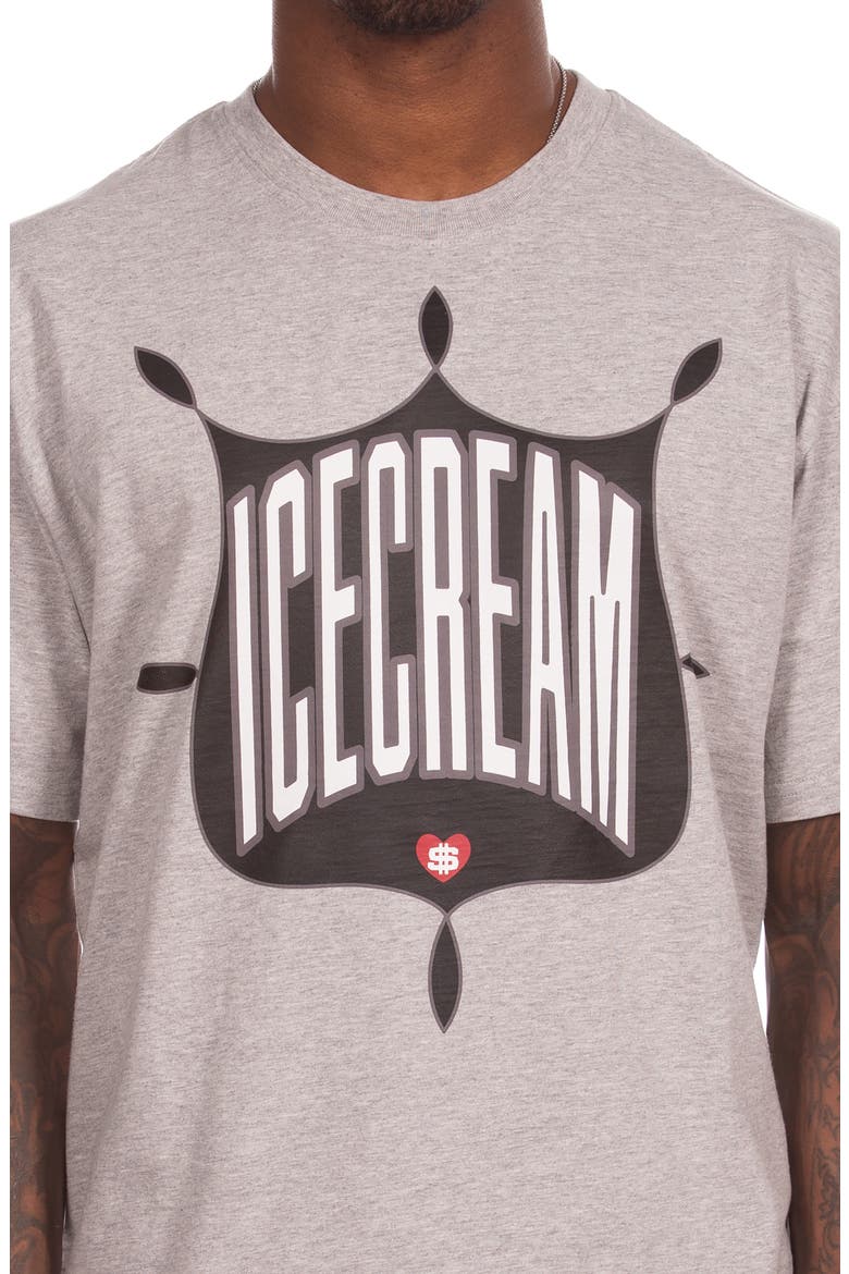 Emblem Cotton Graphic T-Shirt, Alternate, color, HEATHER GREY